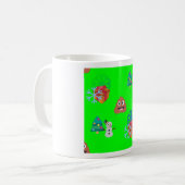 Weihnachten kackte Emoji Kaffeetasse (Vorderseite Links)