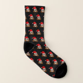 Weihnachten kackte Emoji Socken (Rechts - Außen)