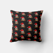Weihnachten kackte Niedliches Muster Kissen (Rückseite)