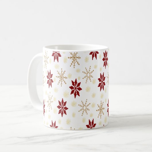 Weihnachten Kaffeetasse (Vorderseite Links)