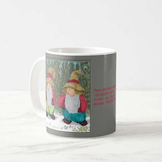 Weihnachten Kaffeetasse (Vorderseite Links)