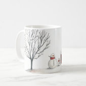 Weihnachten Kaffeetasse (Vorderseite Links)