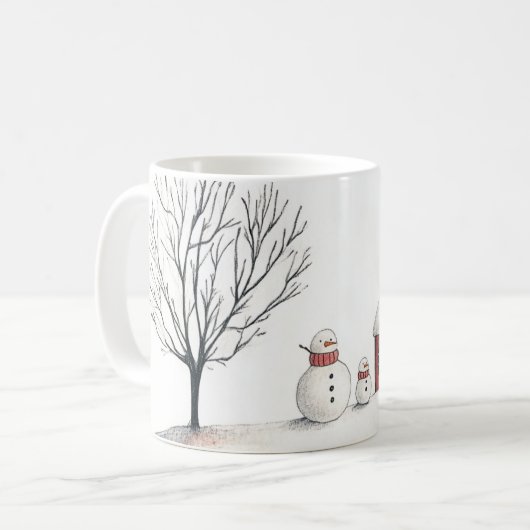 Weihnachten Kaffeetasse (Vorderseite Links)