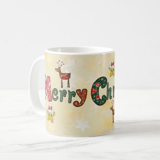 Weihnachten Kaffeetasse (Vorderseite Links)