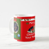 Weihnachten Kaffeetasse (Vorderseite Links)