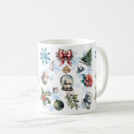 Weihnachten Kaffeetasse (VorderseiteRechts)