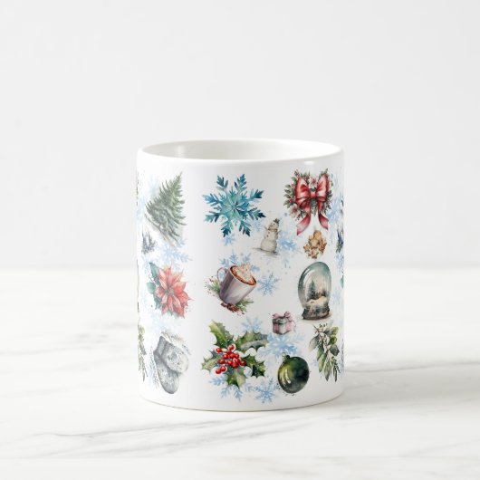 Weihnachten Kaffeetasse (Mittel)
