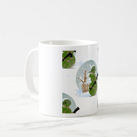 Weihnachten Kaffeetasse (Vorderseite Links)