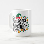 Weihnachten Kaffeetasse (Vorderseite Links)