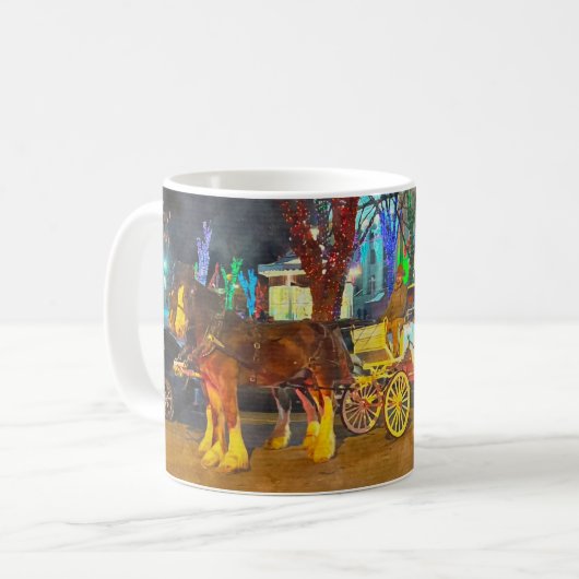 Weihnachten Kaffeetasse (Vorderseite Links)