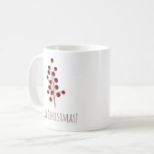 Weihnachten Kaffeetasse (Vorderseite Links)