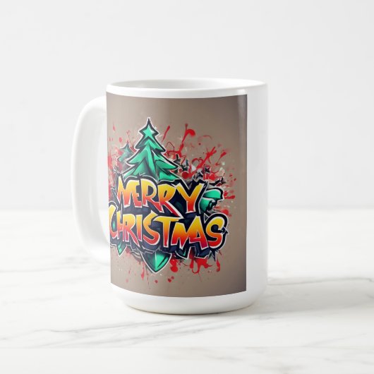 Weihnachten Kaffeetasse (Vorderseite Links)
