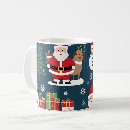 Weihnachten Kaffeetasse (Vorderseite Links)