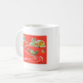 Weihnachten Kaffeetasse (Vorderseite Links)