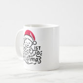 Weihnachten Kaffeetasse (Vorderseite Links)