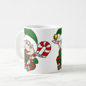 Weihnachten Kaffeetasse (Vorderseite Links)