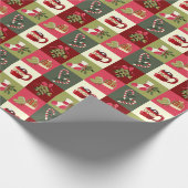 Weihnachten Kakaokonserven Geschenkpapier (Ecke)