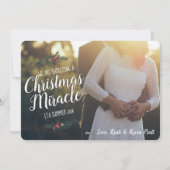 Weihnachten kam früh erwartet Weihnachtskarte (Rückseite)