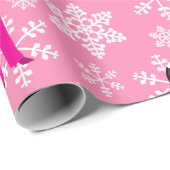 Weihnachten kamala harris santa eiskalt pink geschenkpapier (Rolleneckpunkt)