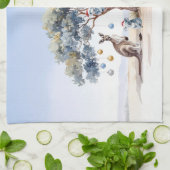 Weihnachten Kangaroo Koalas Platypus Gumtree Baubl Geschirrtuch (Gefaltet)