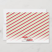 Weihnachten kann man nicht warten - Fotokarte mit (Rückseite)