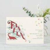 Weihnachten Karaoke 24 Kirchengemeinde Einladung (Stehend Vorderseite)