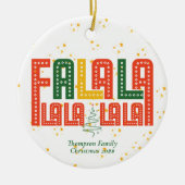 Weihnachten - Karaoke Kirche Keramik Ornament (Vorne)