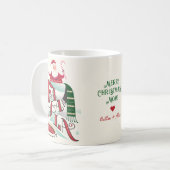 Weihnachten Karaoke Santa Kid Festival - Martha Ar Kaffeetasse (Vorderseite Links)