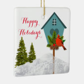 Weihnachten Kardinal im Snow Bird Lover Ornament (Rechts)