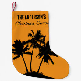 Weihnachten Karibik Kreuzweg Palmen Bäume Kleiner Weihnachtsstrumpf