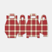 Weihnachten Kariert 02-GASTGESCHENK BOX, Gable Geschenkschachtel (Ungefaltet)