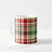 Weihnachten Kariert 06-11oz Kaffee Tasse (Vorderseite Links)