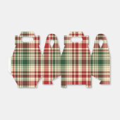 Weihnachten Kariert 06-GASTGESCHENK BOX, Gable Geschenkschachtel (Ungefaltet)