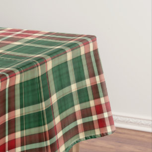 Weihnachten Kariert 08-Cotton Tablecloth 52x70 Tischdecke