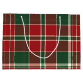 Weihnachten Kariert 12-GIFT BAG L Große Geschenktüte (Rückseite)