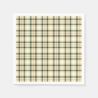 Weihnachten Kariert 16-PAPIERPARTY NAPKINS Serviette