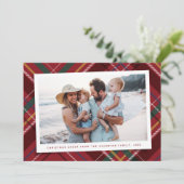 Weihnachten kariert ein Foto klassische Weihnachts (Stehend Vorderseite)