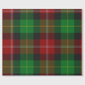 Weihnachten Kariert Geschenkpapier (Flach)