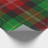 Weihnachten Kariert Geschenkpapier (Ecke)