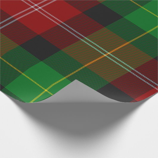 Weihnachten Kariert Geschenkpapier (Ecke)