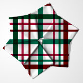 Weihnachten Kariert in Rot und Grün Muster Stoff