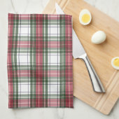 Weihnachten Kariert - Küchenwäsche Geschirrtuch (Viertel Falte)