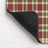 Weihnachten kariert- mousepad (Ecke)