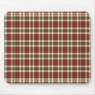 Weihnachten kariert- mousepad