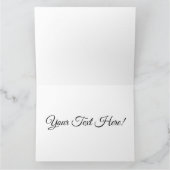 Weihnachten Kariert Rot und Grün Karte (Innenseite)