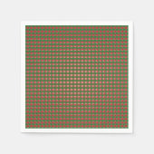 Weihnachten Kariert Serviette (Vorderseite)