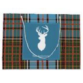 Weihnachten Kariert Urlaub Clan Anderson Tartan Große Geschenktüte (Rückseite)