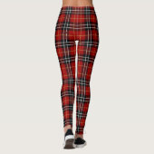 Weihnachten Karierte Ladys Leggings (Rückseite)