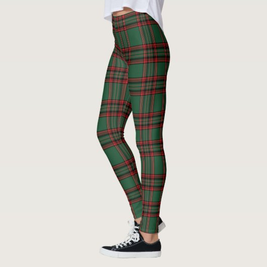 Weihnachten karierte Leggings (Links)