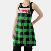 Weihnachten Karierte Schürze, Individuelle Name Gr Schürze (InSitu)